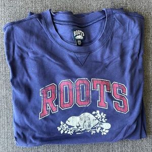Mens roots blue tshirt